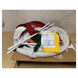 Costway 5 ft. Pre-lit Christmas Snowman Pop-up Xmas Holiday Decoration with 180 LED Lights