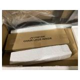 Slickblue Set of 2 Brown/Black/White Ladder Back Wooden Dining Chairs with Wide Seat for Kitchen or Dining Room (Wood Frame)