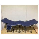 Outsunny Folding Polyester Large Cot 74x25in