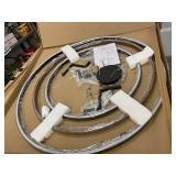 Chandelier - 4-Ring Circular Ceiling Light, 40 in Dia