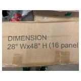 Susuramon Pets Playpen - 16-panel, 28 in W x 48 in H