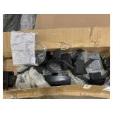 Five-Step Pedal Support Assembly with Main Support - Black Metal Hardware Kit