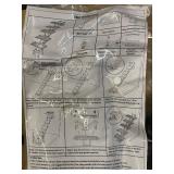 Five-Step Pedal Support Assembly with Main Support - Black Metal Hardware Kit