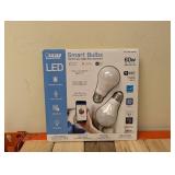 FEIT ELECTRIC LED SMART BULBS 60W 2PK.