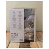 EVERGREEN LED GLASS SPHERES 3PK