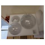 EVERGREEN LED GLASS SPHERES 3PK