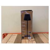 MIKASA HOME ACCENTS TOUCH CONTROL RECHARGEABLE LED LAMPS 2PK (BLACK)