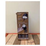 MIKASA HOME ACCENTS TOUCH CONTROL RECHARGEABLE LED LAMPS 2PK (BLACK)