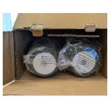 MIKASA HOME ACCENTS TOUCH CONTROL RECHARGEABLE LED LAMPS 2PK (BLACK)