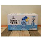 GENIUS GOURMET SPARKLING PROTEIN WATER BLUE RASPBERRY LEMONADE 15PK