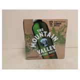NEW THE MOUNTAIN VALLEY SPRING WATER 12PK ALUMINUM BOTTLES