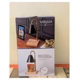 MIKASA HOME ACCENTS ADJUSTABLE HEIGHT CANDLE WARMER (BLACK)