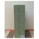 EVERGREEN TOWER LANTERN LED TAPERED CANDLE (GRAY FINISH) 3PK