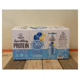 GENIUS GOURMET SPARKLING PROTEIN WATER BLUE RASPBERRY LEMONADE 15PK