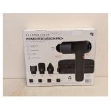 SHARPER IMAGE POWER PERCUSSION PRO HOT & COLD PERCUSSION MASSAGER