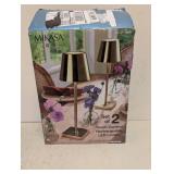 MIKASA HOME ACCENTS TOUCH CONTROL RECHARGEABLE LED LAMPS