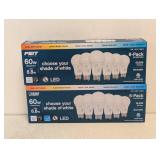 (2) FEIT ELECTRIC 60W LED BULBS 6PK