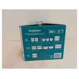 SNAPWARE PLASTIC FOOD STORAGE SET 38PC