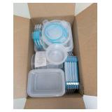 SNAPWARE PLASTIC FOOD STORAGE SET 38PC