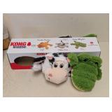 (4) KONG COZIE DOG TOYS
