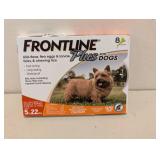 NEW FRONTLINE PLUS FOR DOGS (5-22LBS) 8PK