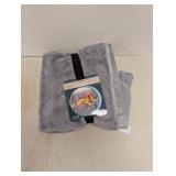 BRENTWOOF WATERPROOF PET BLANKET & FURNITURE PROTECTOR (GRAY)