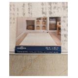 NEW MOHAWK TANGIERS COLLECTION ACCENT RUG IVORY BEIGE