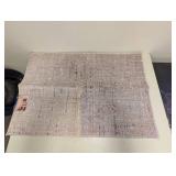 NEW MOHAWK TANGIERS COLLECTION ACCENT RUG BEIGE BLUE