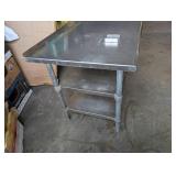 DUKES STAINLESS STEEL COMMERCIAL PREP TABLE