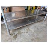 DUKES STAINLESS STEEL COMMERCIAL PREP TABLE