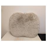 FAUX FUR PILLOW PET BED (CREAM)