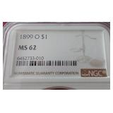1899-O Morgan Dollar - NGC MS62