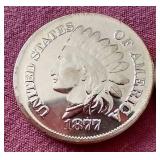 (2) Indian Penny Style 1 oz Copper Rounds