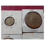 (10) Miscellaneous Tokens & Medals