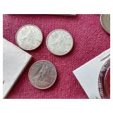 Mixed Vintage Canadian Coin Lot - Some Silver