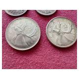 Mixed Vintage Canadian Coin Lot - Some Silver