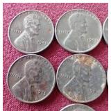 (10) 1943 Steel Pennies - All Philadelphia