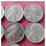 (10) 1943 Steel Pennies - All Philadelphia