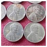 (10) 1943 Steel Pennies - All Philadelphia