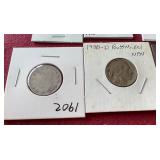 Small Mixed US Coin Lot - Pennies/Nickels/Dimes/Quarter