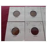 (20) Wheat Pennies in Flips