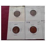 (20) Wheat Pennies in Flips