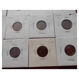 (20) Wheat Pennies in Flips