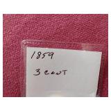1859(?) 3 Cent Silver Coin