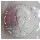 1972 Uncirculated Eisenhower Silver Dollar