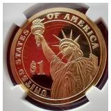 2009 Presidential Proof James Polk Dollar - NGC PF69 Ultra Cameo