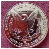 Morgan Style 1 oz Copper Round