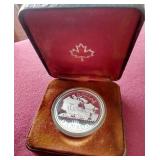 1981 Canada Trans-Canada Railway Commemorative Proof Silver Dollar