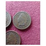 (5) Indian Pennies
