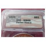 1923 Peace Dollar - ICG MS65 (Dallas Hoard)